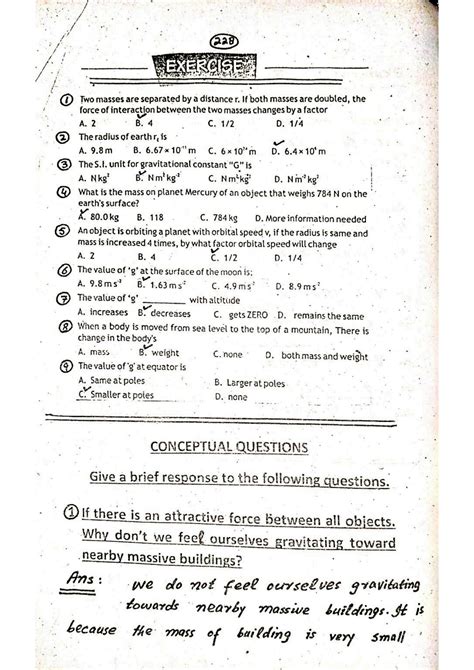 SOLUTION: Physics class 9th chapter 5 exercise fully solved - Studypool