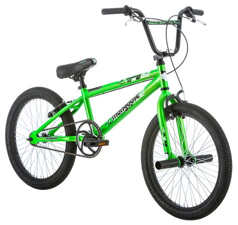 Mongoose Booster 20" BMX Freestyle Bike - Green