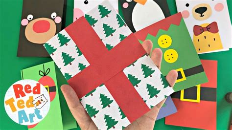 Super Simple Gift Box Christmas Card DIY - Gift - Present - 5 minute ...