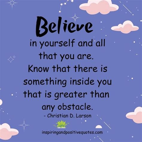 Believe in Yourself - Positive Quotes for Strength and Motivation