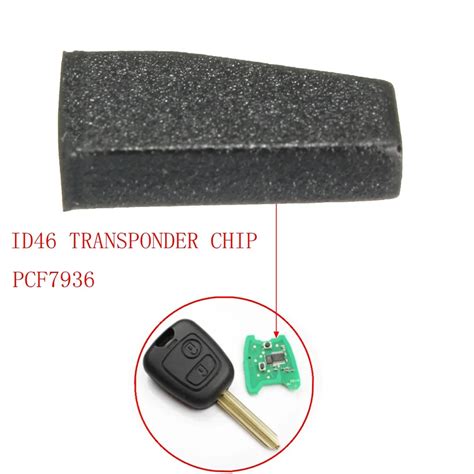 Car Key Transponder Blank ID46 PCF7936 Virgin Transponder Chip For ...