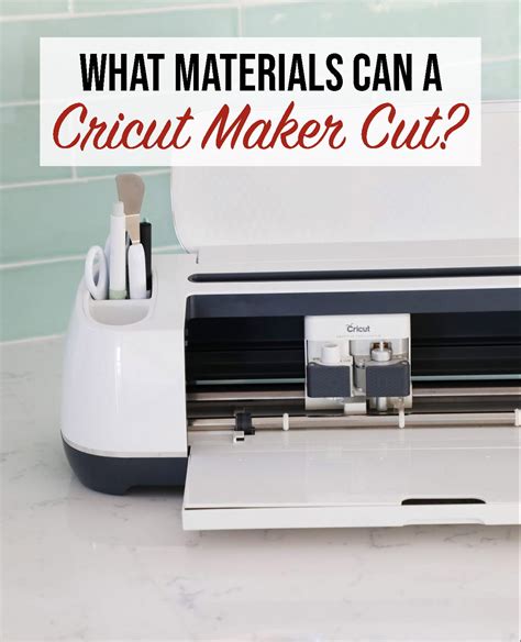 What materials can I cut with my Cricut Maker - Weekend Craft