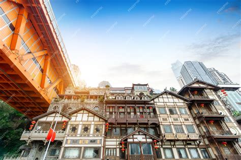 Premium Photo | Chongqing hongyadong ancient building