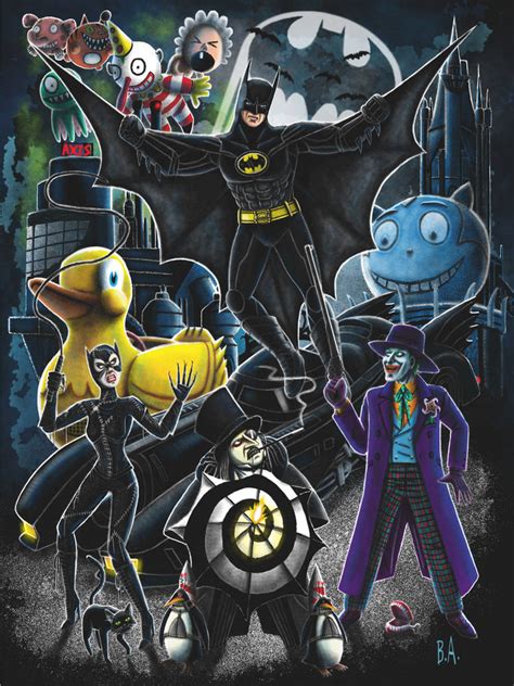 Tim Burton's Batman art by DoctorGorefesto on DeviantArt