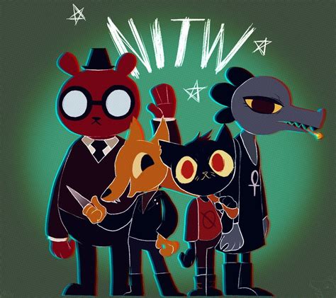 Night in the woods characters 3d - bpoduck