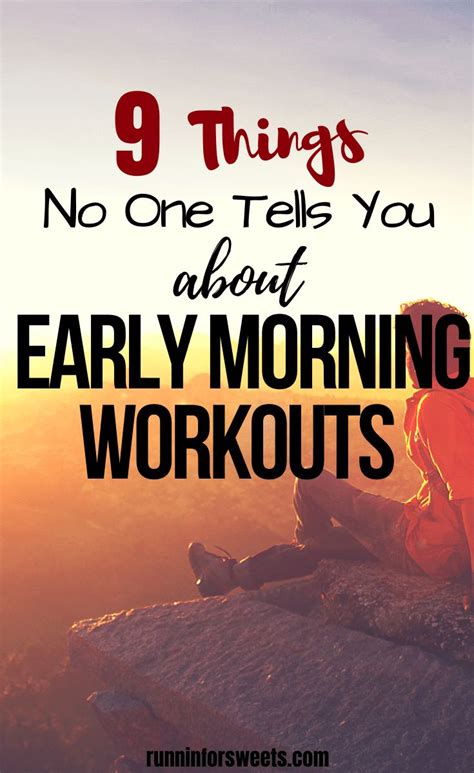 9 Things to Know About Early Morning Workouts – Runnin’ for Sweets | Frühsport