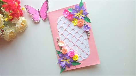 Beautiful Handmade Birthday card idea. DIY Greeting Pop up Cards for Birthday.