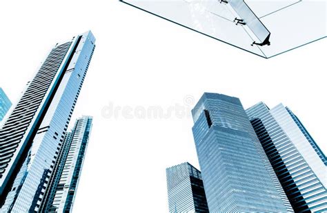 Glass Facade Building Tower Night View Stock Photo - Image of financial, high: 149369582