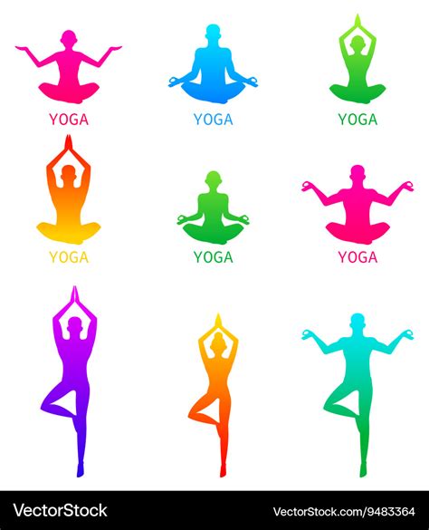 Yoga Poses Vector | Yoga Poses