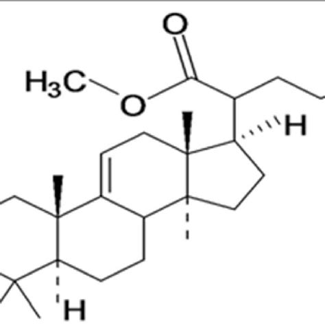 Chemical structure of lanosteryl triterpene (RA-3) | Download Scientific Diagram