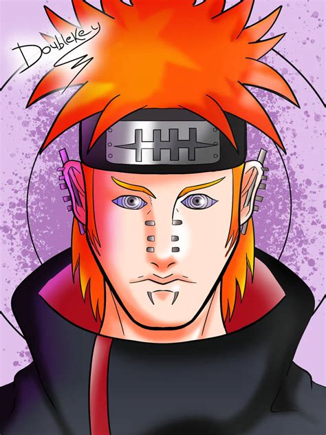 Naruto- Pain fanart by TheDoublekey on DeviantArt