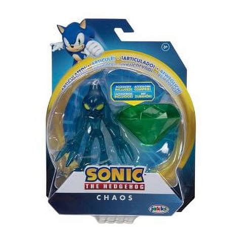 Sonic Hedgehog Collector's 4-Inch Articulated Chaos Action Figure with Accessory - Walmart.com