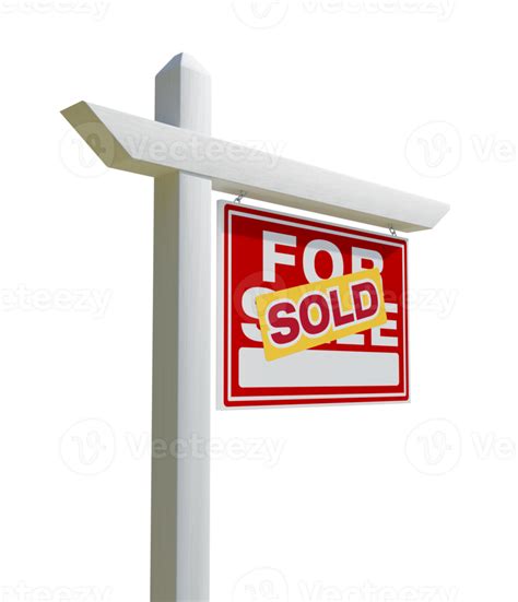 Sold Home For Sale Real Estate Sign - Transparent PNG. 21928180 PNG