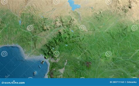 Cameroun Area. Satellite Map Stock Illustration - Illustration of satellite, environment: 283711163