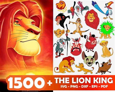 1500+ The Lion King SVG Bundle