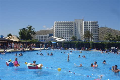 Alcudia water park, beach and old town