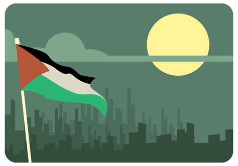 Gaza City at Night 206230 Vector Art at Vecteezy