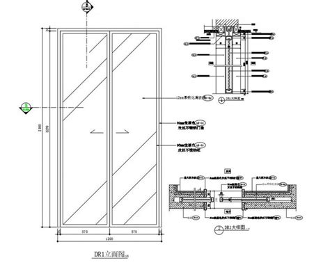 Kitchen glass sliding door cad drawing - Cadbull Construction Details Architecture, Architecture ...