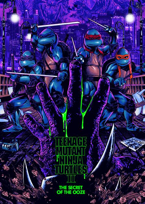 Teenage Mutant Ninja Turtles II - The Secret of the Ooze Poster | Ninja ...