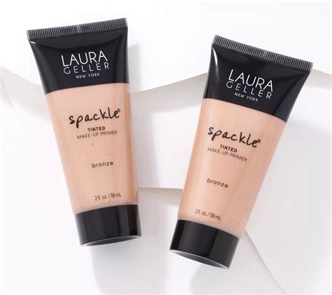 Laura Geller Tinted Bronze Spackle Primer Duo - QVC.com