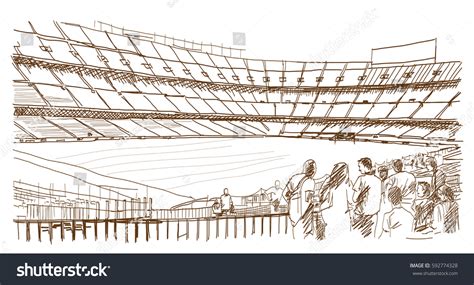 744 Football Stadium Draw Crowd Images, Stock Photos & Vectors ...