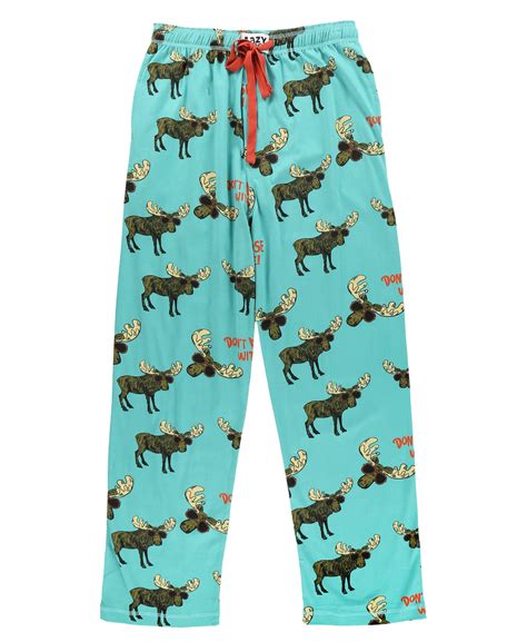 Don't Moose W Me Blue Men's PJ Pant