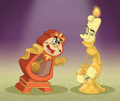 Cogsworth and Lumiere by toonbaboon on DeviantArt