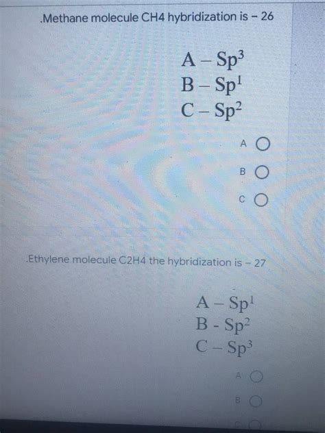 Ch4 Hybridization