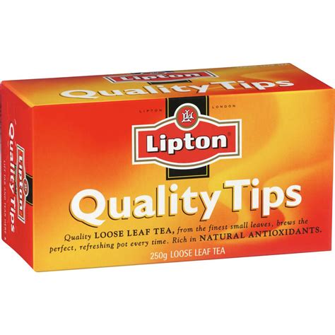 Lipton Quality Tips Loose Leaf Tea 250g | Woolworths