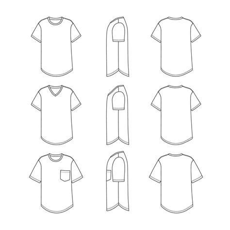 Short Sleeve T-Shirt Mock-Up Design 13794557 Vector Art at Vecteezy