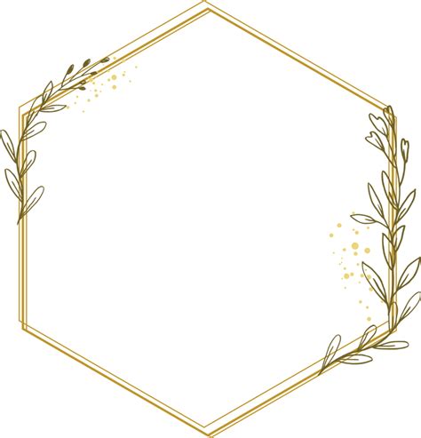 Luxury gold leaf frame border floral ornament for background, wedding ...