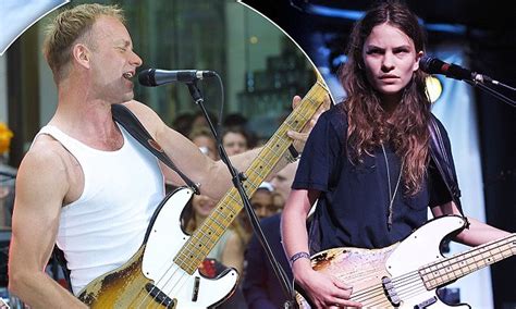 Sting's daughter Eliot Sumner follows in her father's footsteps in California | Daily Mail Online