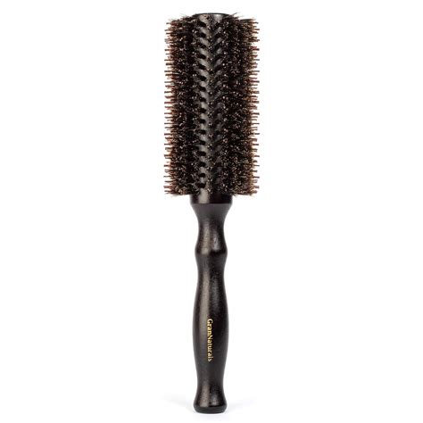 Boar Bristle Round Hair Brush: Amazon.co.uk: Beauty