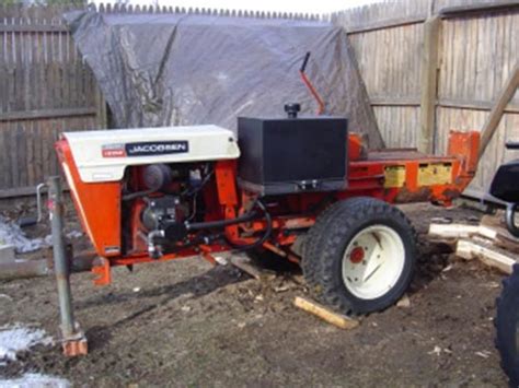 Heavy Duty Log Splitter - Lawn Tractor / Case-Ingersoll Lo… | Flickr