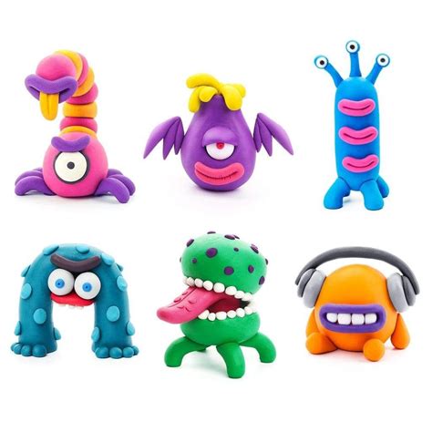 Hey Clay Aliens | Clay monsters, Clay crafts for kids, Clay crafts