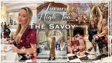 The Savoy at Christmas | Best Luxury Afternoon Tea in London - YouTube