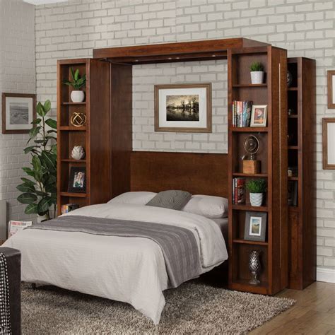 Library Wallbed | Bookcase style Murphy Bed | Wall Bed | Modern murphy beds, Murphy bed plans ...