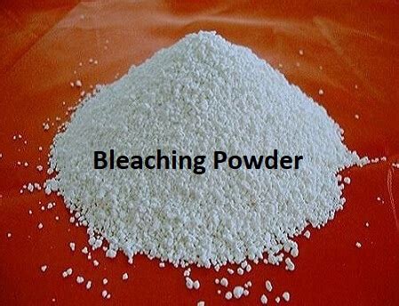 Bleaching Powder - Javatpoint