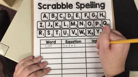 Scrabble Spelling - YouTube