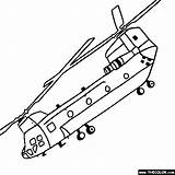 CH 47SD Chinook Helicopter Online Coloring Page sketch template