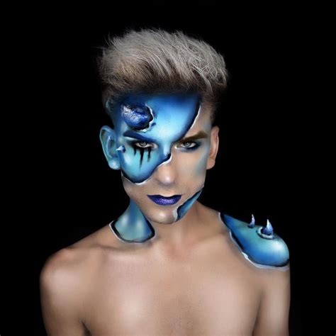 Blue Devil Halloween Makeup – Tattoo Junkee