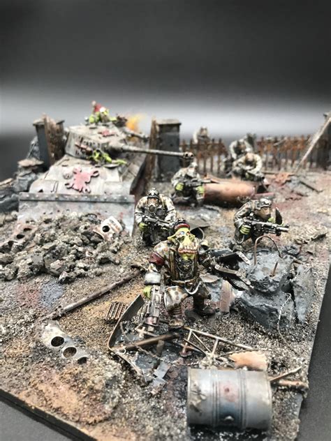 Artillerie Artillery Death Korps Of Krieg Diorama Ork Buildings | Images and Photos finder