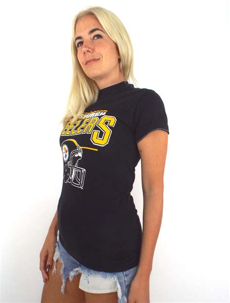 Vintage 80s Pittsburgh Steelers Helmet Tee - Etsy