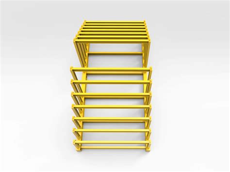 Sloping Vertical Steel Plate Rack - Bend Tech Group