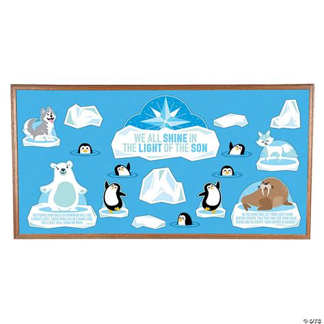 Religious Winter Animals Bulletin Board Set | Oriental Trading