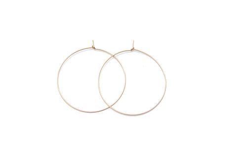 Simple Gold Hoop Earrings | Reija Eden Jewelry