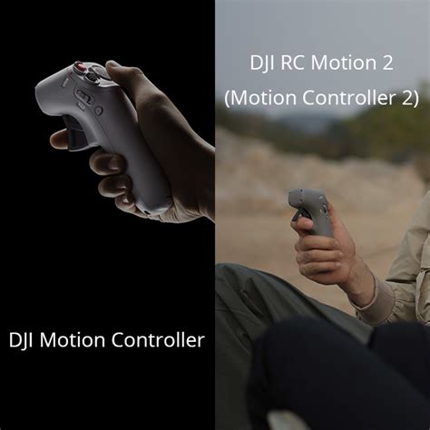 DJI RC Motion 2 vs Motion Controller - Le Comparatif