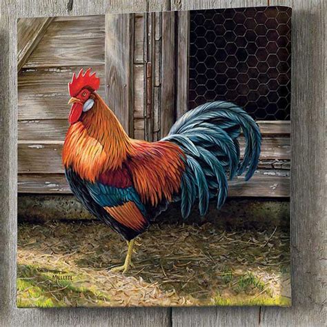 Found on Bing from www.pinterest.ca | Rooster painting, Chicken ...