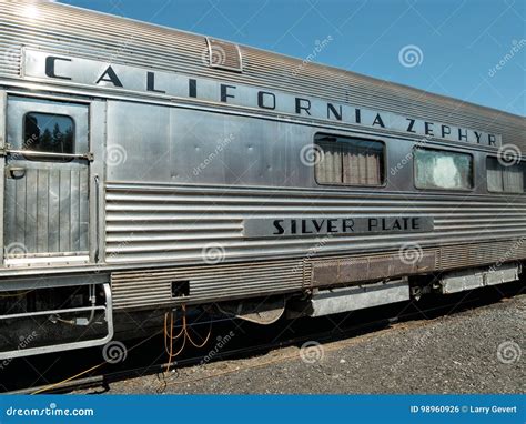 Old California Zephyr car editorial photo. Image of amtrak - 98960926