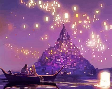 Best Print Store Disney Tangled, Rapunzel Inspired, The Lantern Scene ...